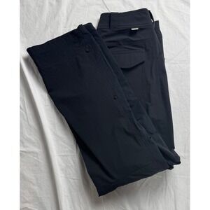 REI Co Op Womens Black Hiking Pants Regular Fit Size 4 Stretch Nylon Spandex